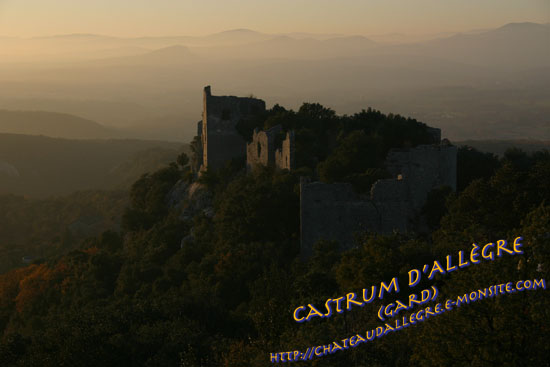 Effets de lumière sur le Castrum