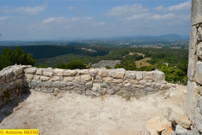 Muret de la terrasse