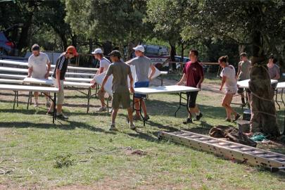 Installation des tables