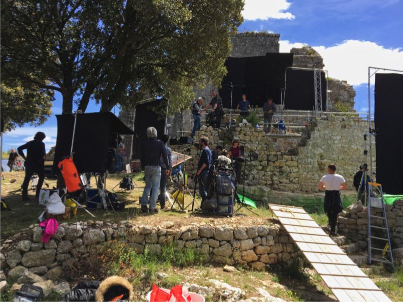 Tournage palatial
